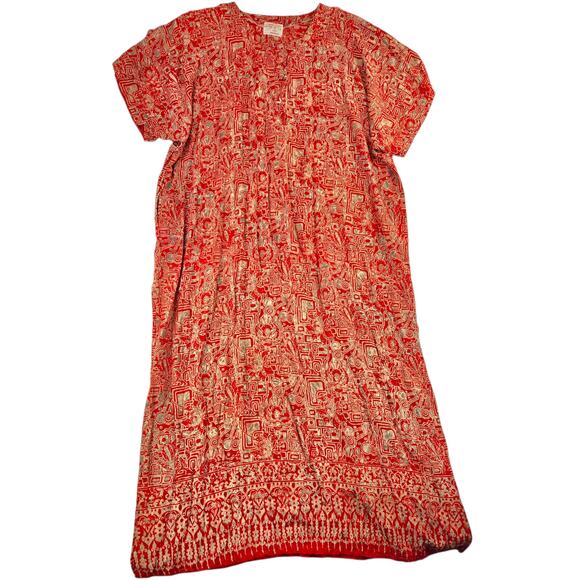 Yu Ni Ta Dresses & Skirts - Yu Ni Ta | Indonesian Batik Caftan | Size OS